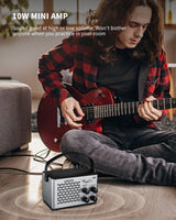 LEKATO S4 Electric Guitar Amp 10W Clean Distortion Gain Control Amp