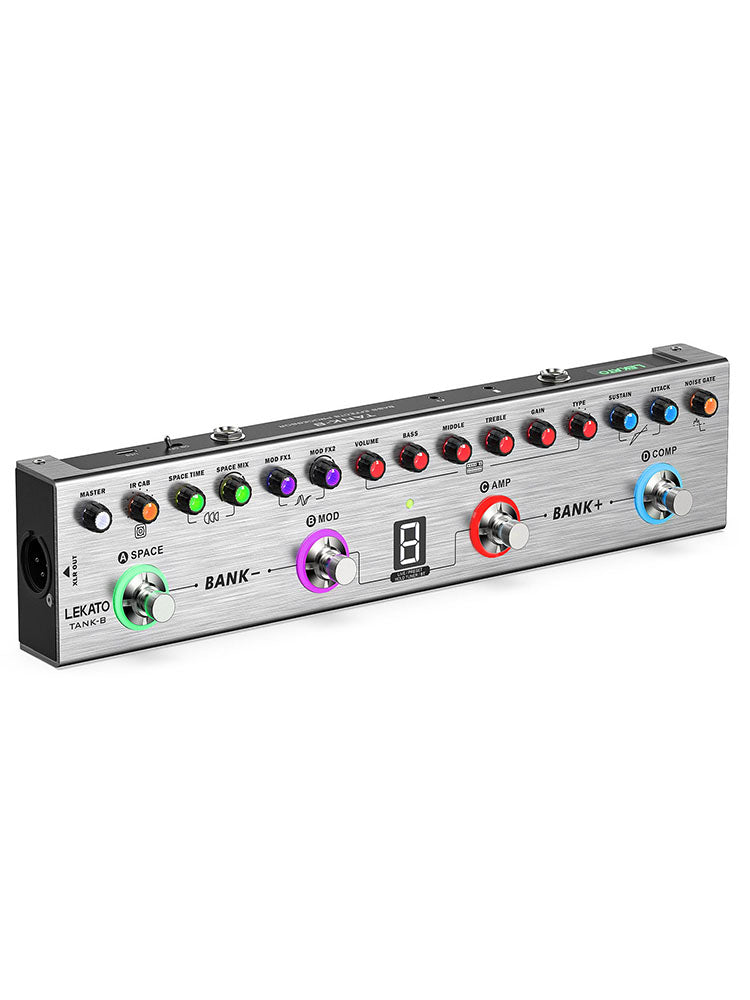 LEKATO Tank-B Bass-Effektprozessor-Pedal