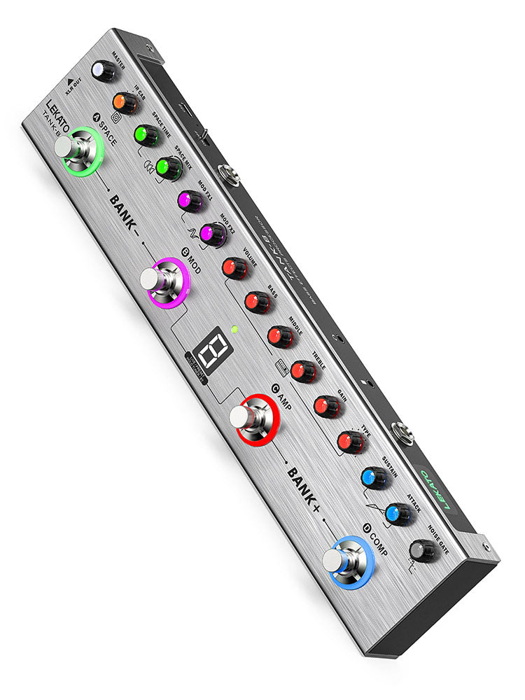 LEKATO Tank-B Bass-Effektprozessor-Pedal