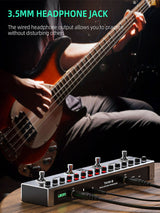 LEKATO Tank-B Bass-Effektprozessor-Pedal