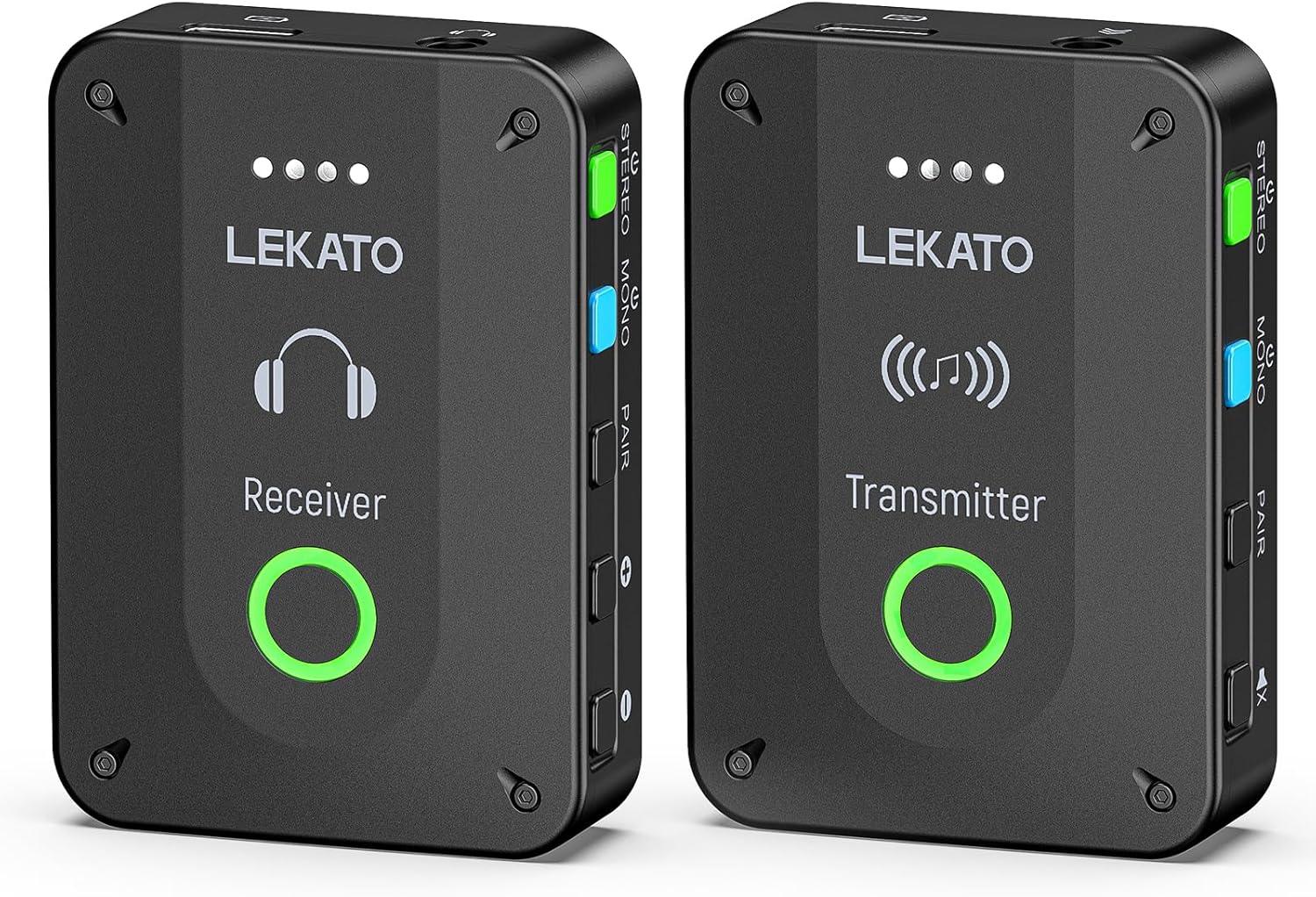 LEKATO MS-02 In Ear Monitor 2.4G Stereo Wireless System - LEKATO - Buy Musical Instruments, Pedals, Wireless, Drum, Pro Audio & More