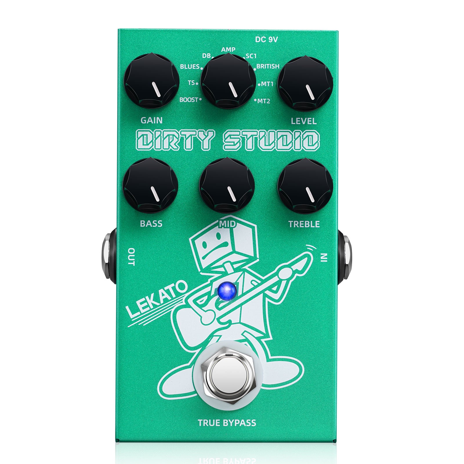 LEKATO EP-02 DIRTY STUDIO Distortion Guitar Effect Pedal