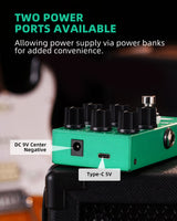 LEKATO EP-02 DIRTY STUDIO Distortion Guitar Effect Pedal