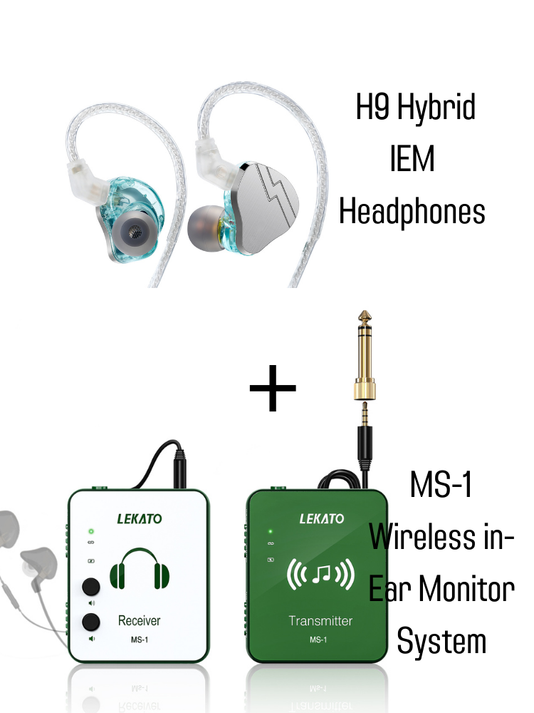 LEKATO MS-1 Wireless in-Ear Monitor System - LEKATO - Buy Musical Instruments, Pedals, Wireless, Drum, Pro Audio & More