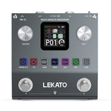 LEKATO ME-01 Multi Effects Processor Guitar Pedal w/6 Effects Modules 80 Presets 20 IRs