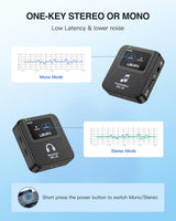 LEKATO MS-20 In Ear Monitor w/Charge Case 2.4G Stereo Wireless System