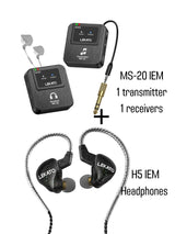LEKATO MS-20 In Ear Monitor 2.4G Stereo Wireless System