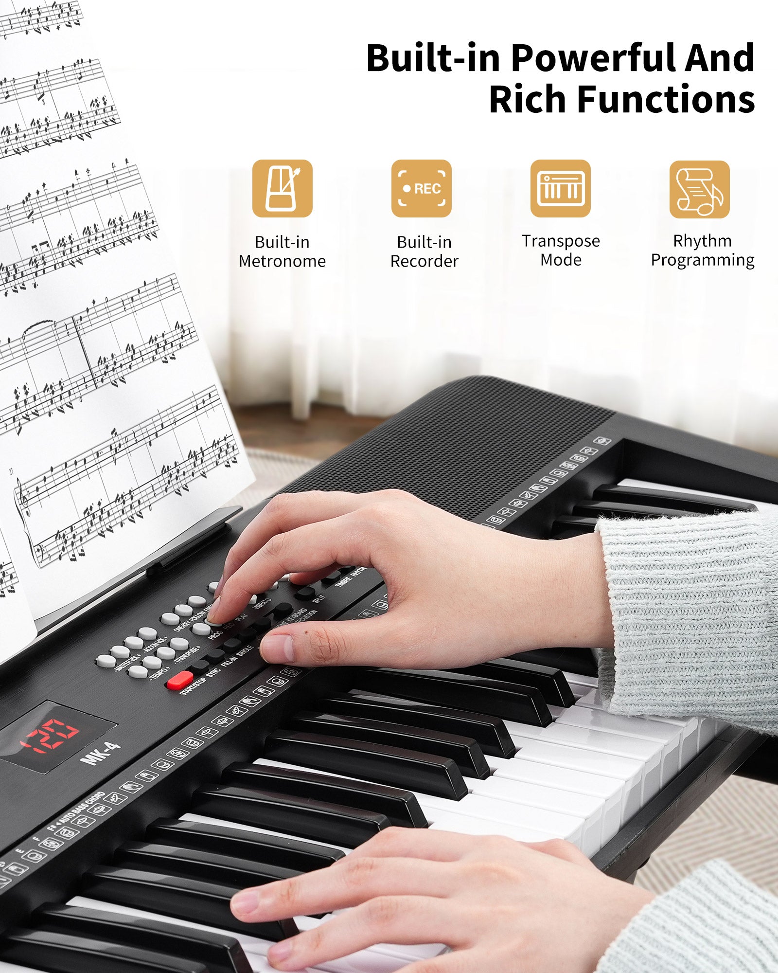 POGOLAB MK-4 61 Keys Compact Keyboard Piano