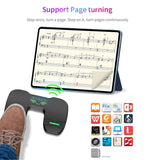Portable Wireless Page Turner Pedal Rechargeable Bluetooth Foot Pedal