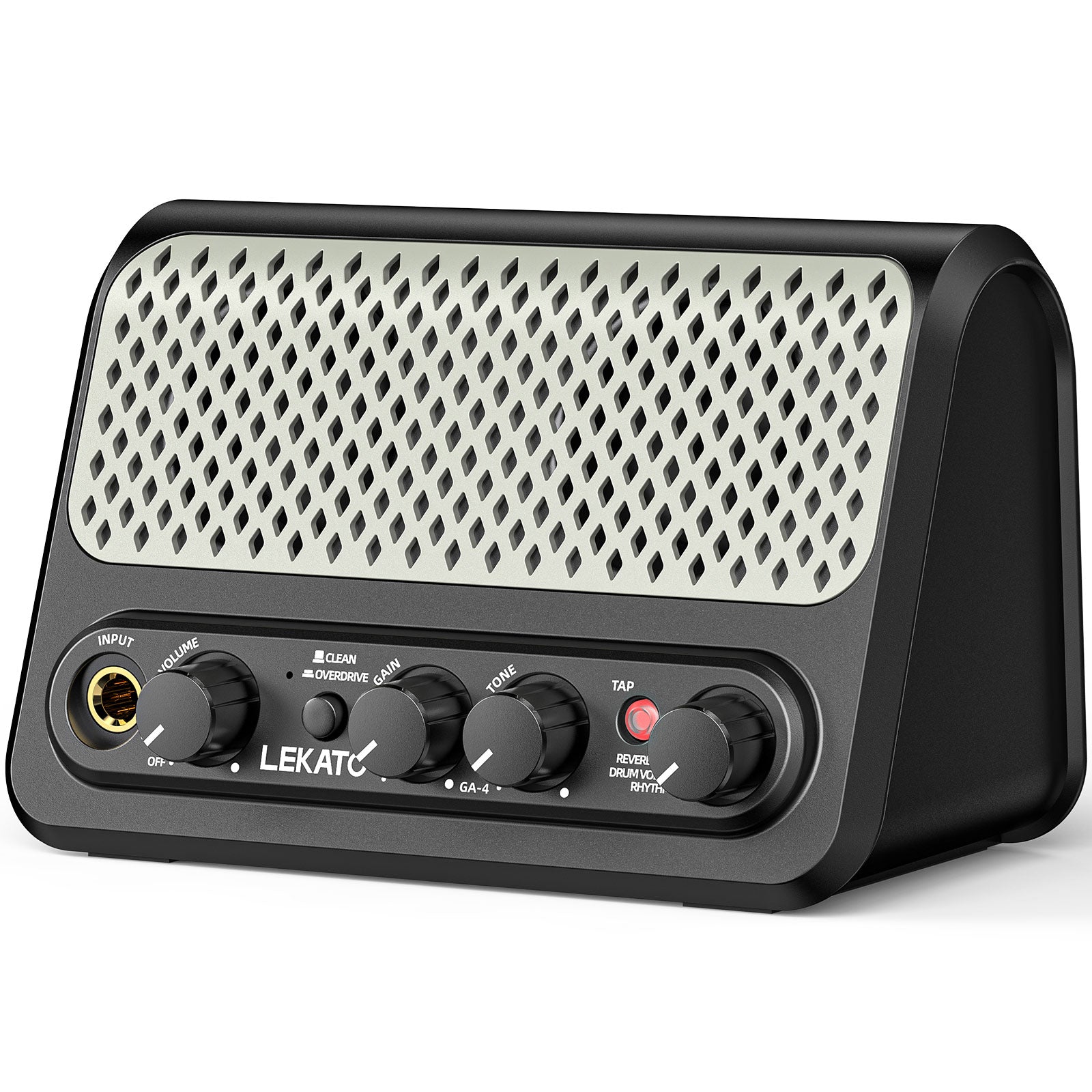 LEKATO GA-4 10W Electric Guitar Amplifier W/ 30 DRUM PATTERNS