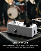 LEKATO BS-02 UP BOOSTER Pedal Classic XEP TS/CLEAN Modes
