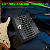 MOSKYAUDIO BOOSTER&10 BAND EQ Guitar Bass Professional Tuning Pedal