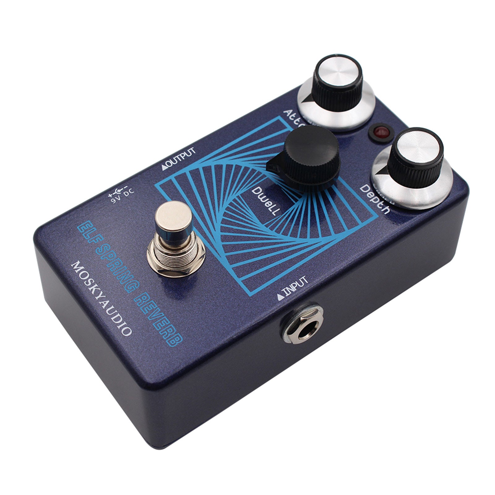 MOSKYAUDIO ELF SPRING REVERB Guitar Effect Pedal