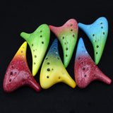 Starry Sky Ocarina 12 Hole -Alto C Ceramic Piccolo Musical Instrument
