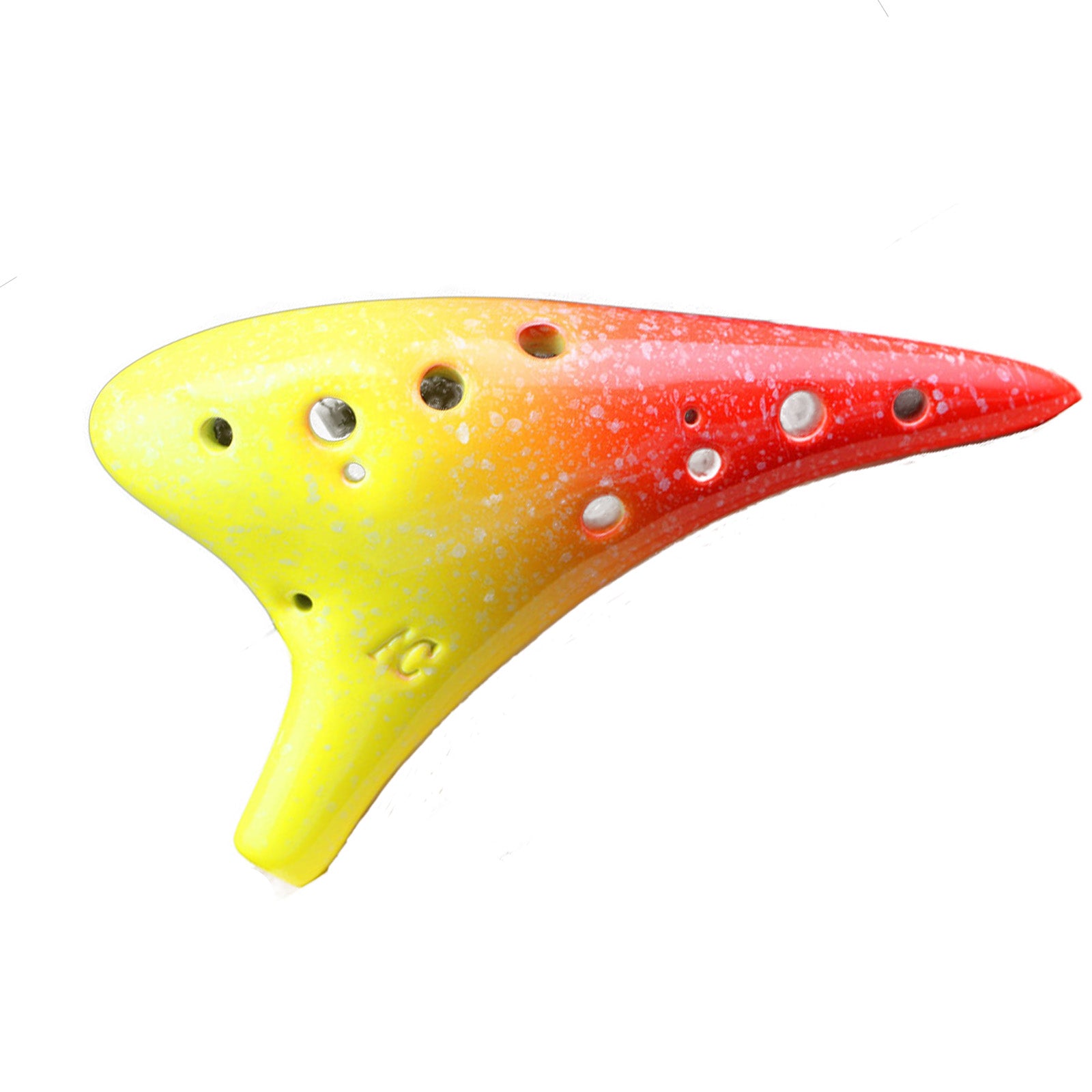 Starry Sky Ocarina 12 Hole -Alto C Ceramic Piccolo Musical Instrument