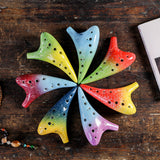 Starry Sky Ocarina 12 Hole -Alto C Ceramic Piccolo Musical Instrument