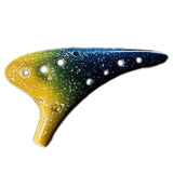 Starry Sky Ocarina 12 Hole -Alto C Ceramic Piccolo Musical Instrument