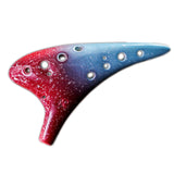 Starry Sky Ocarina 12 Hole -Alto C Ceramic Piccolo Musical Instrument