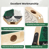 POGOLAB Three Tone Cajon Portable Travel Drum Box