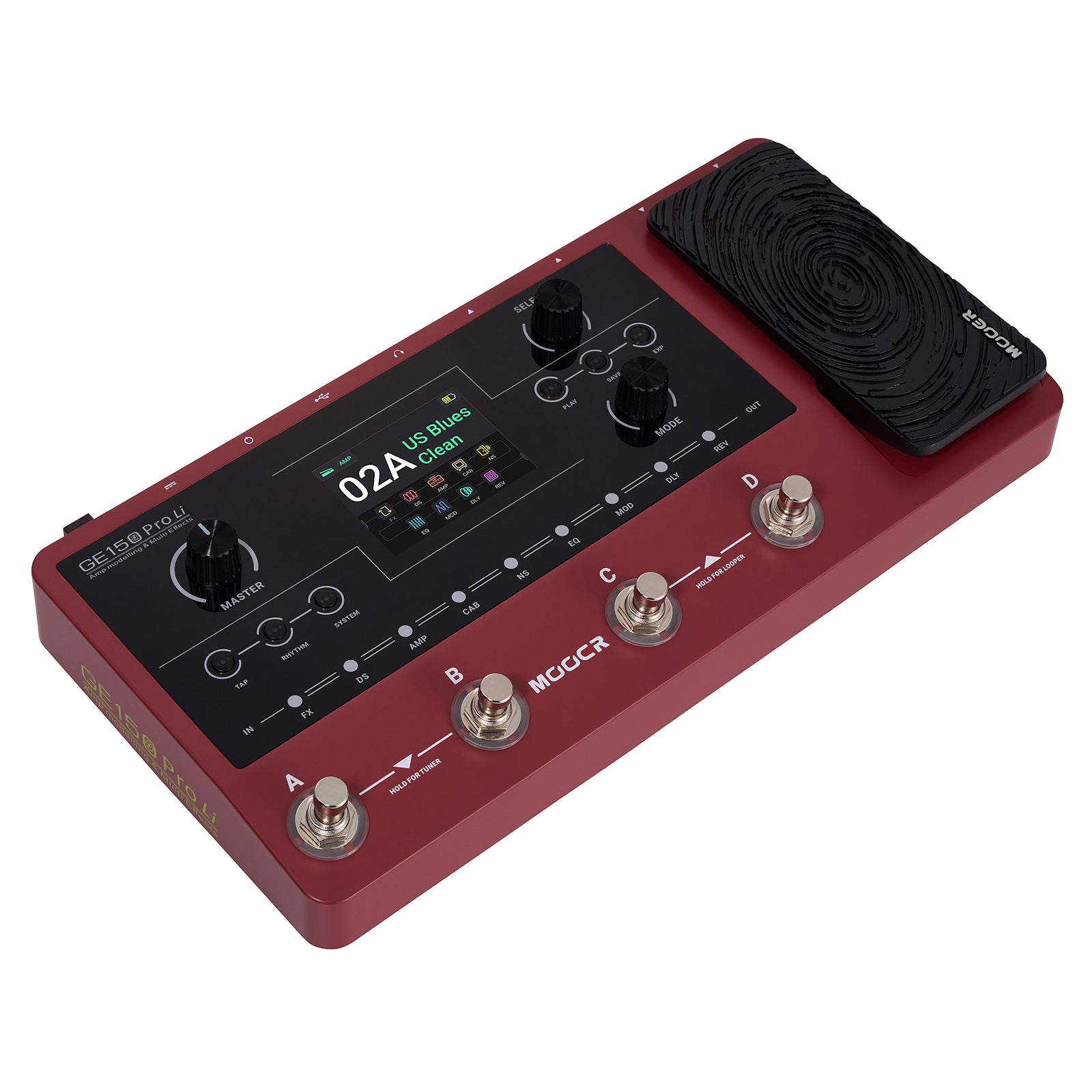 MOOER GE-150 Pro Li Gitarren-Multieffektprozessor 