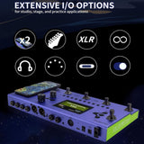 MOOER GE200 Pro Li Gitarren-Multieffektpedal Lila 