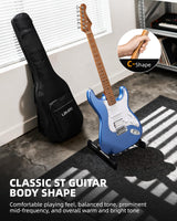 LEKATO ST-01 Electric Guitar Set 39 Inch HSS Pickups Guitar