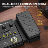 LEKATO ME-100 Guitar Multi Effects Pedal Sims NAM IR Loading OTG/ASIO Live Streaming Recording