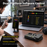 LEKATO ME-100 Guitar Multi Effects Pedal Sims NAM IR Loading OTG/ASIO Live Streaming Recording