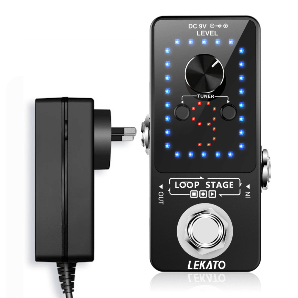 LEKATO Guitar Effect Pedal Looper 9 Loops 40 Mins - LEKATO - Buy Musical Instruments, Pedals, Wireless, Drum, Pro Audio & More