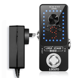 LEKATO Guitar Effect Pedal Looper 9 Loops 40 Mins - LEKATO - Buy Musical Instruments, Pedals, Wireless, Drum, Pro Audio & More