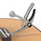 BD-02 5-in-1 Guitar Capo String Cutter Pin Puller Pick Holder Guitar Picks