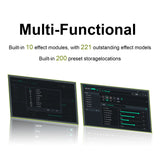 AUDOTA AME-200 Amp Modeler Multi-Effects Pedal 10 Effect Modules 200 Presets