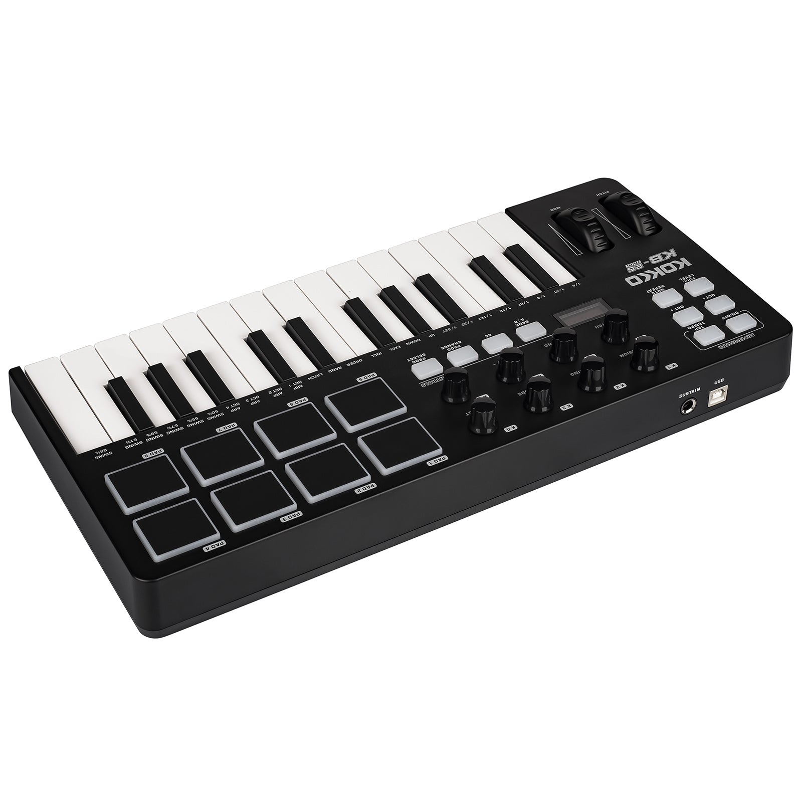 KOKKO KB-25 MIDI-Keyboard-Controller MINI-Mixer