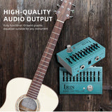 IRIN 10-Band-EQ-Effektprozessor Lautstärkeregler Mini-Gitarreneffektpedal