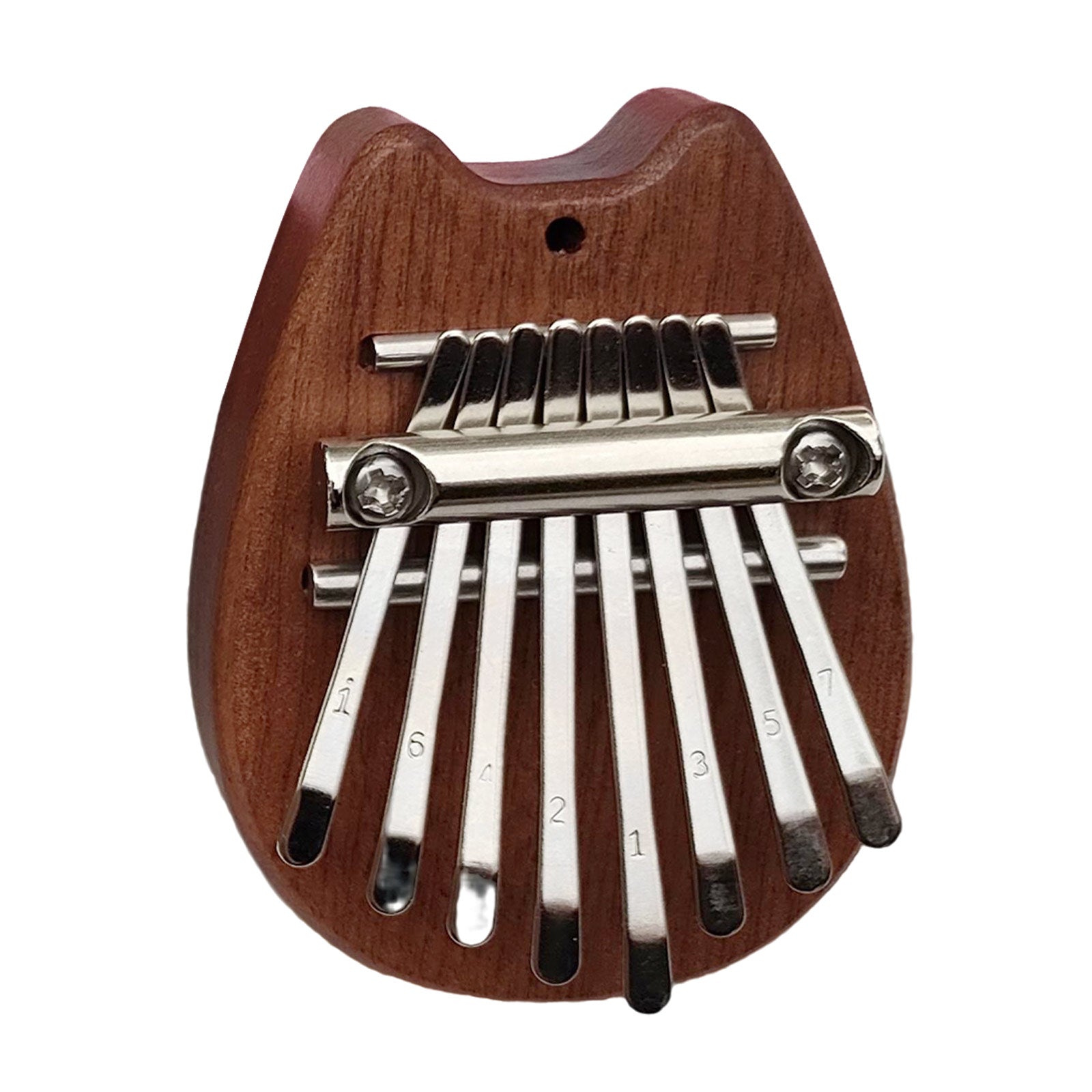 Pogolab 8-Note Wood Mini Kalimba Thumb Piano