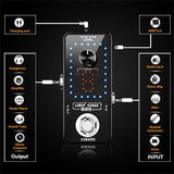 LEKATO Guitar Effect Pedal Looper 9 Loops 40 Mins - LEKATO - Buy Musical Instruments, Pedals, Wireless, Drum, Pro Audio & More