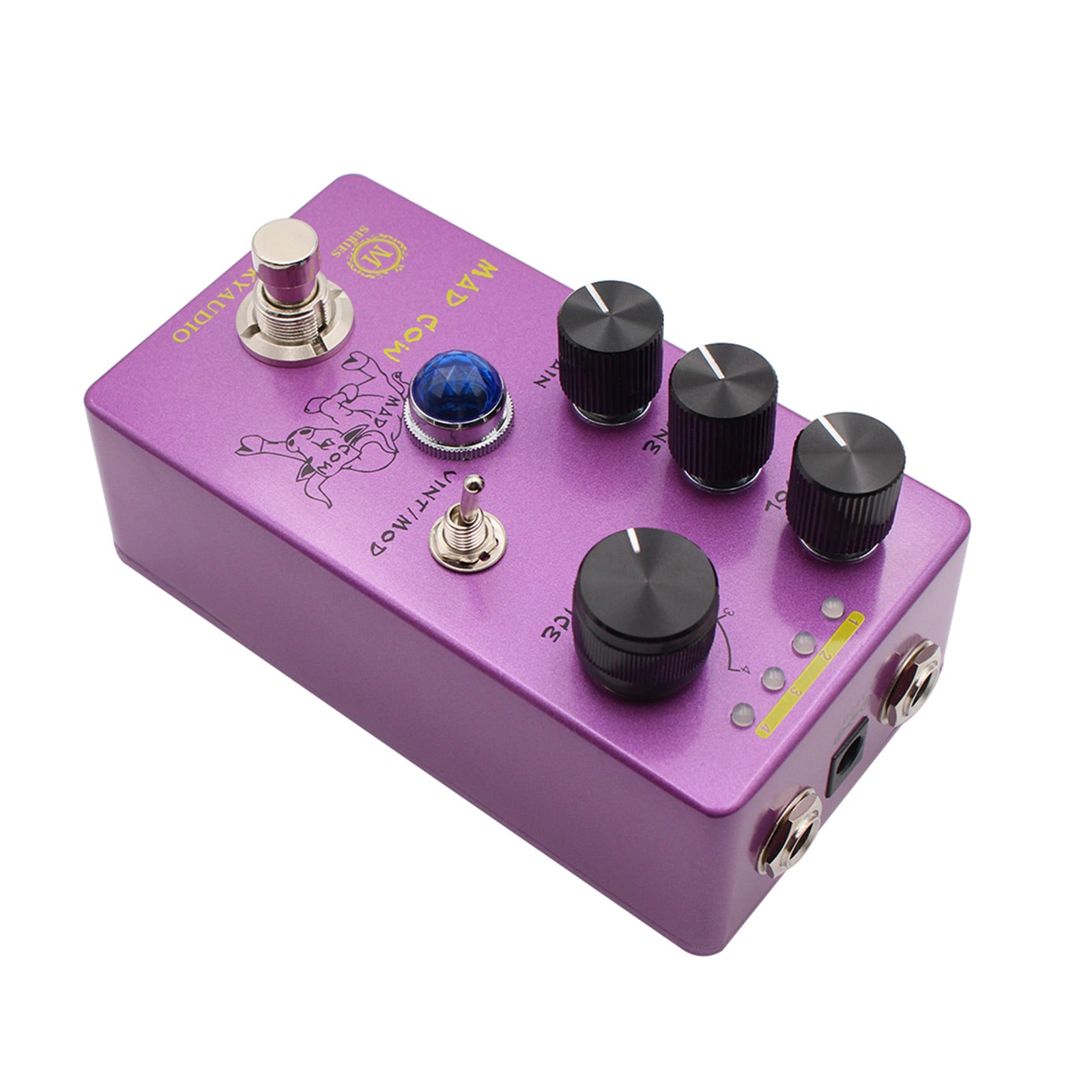 MOSKYaudio MAD COW Distortion Guitar Bass Effect Pedal