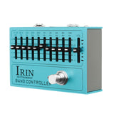 IRIN 10-Band-EQ-Effektprozessor Lautstärkeregler Mini-Gitarreneffektpedal