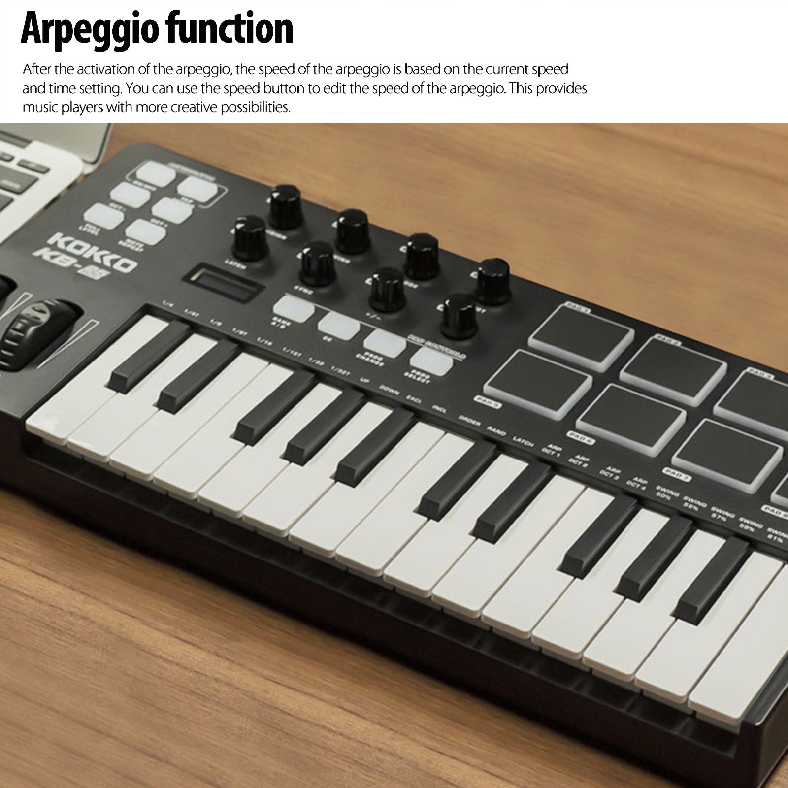 KOKKO KB-25 MIDI-Keyboard-Controller MINI-Mixer