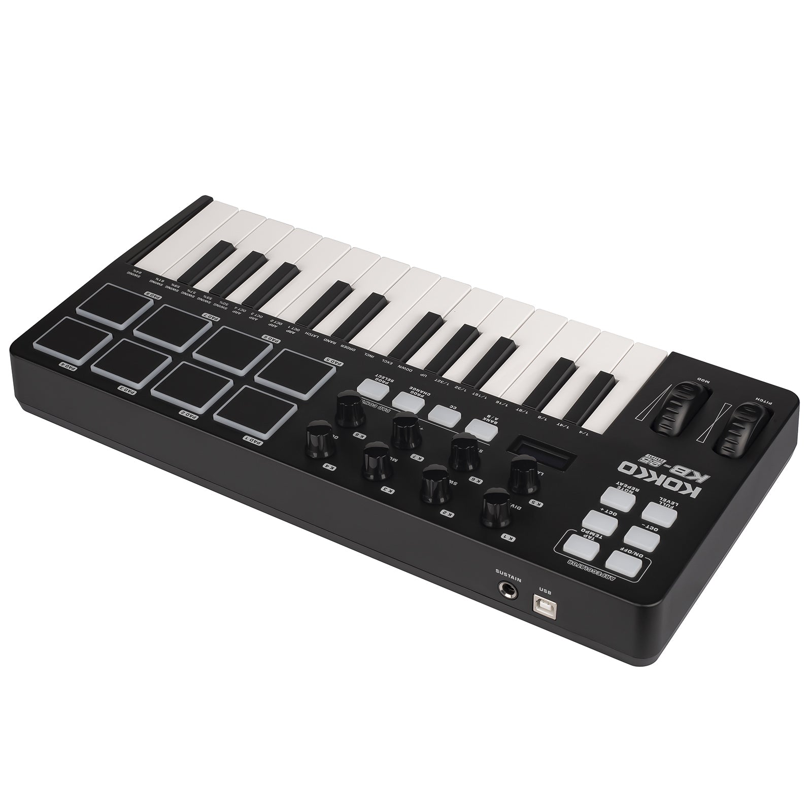 KOKKO KB-25 MIDI-Keyboard-Controller MINI-Mixer