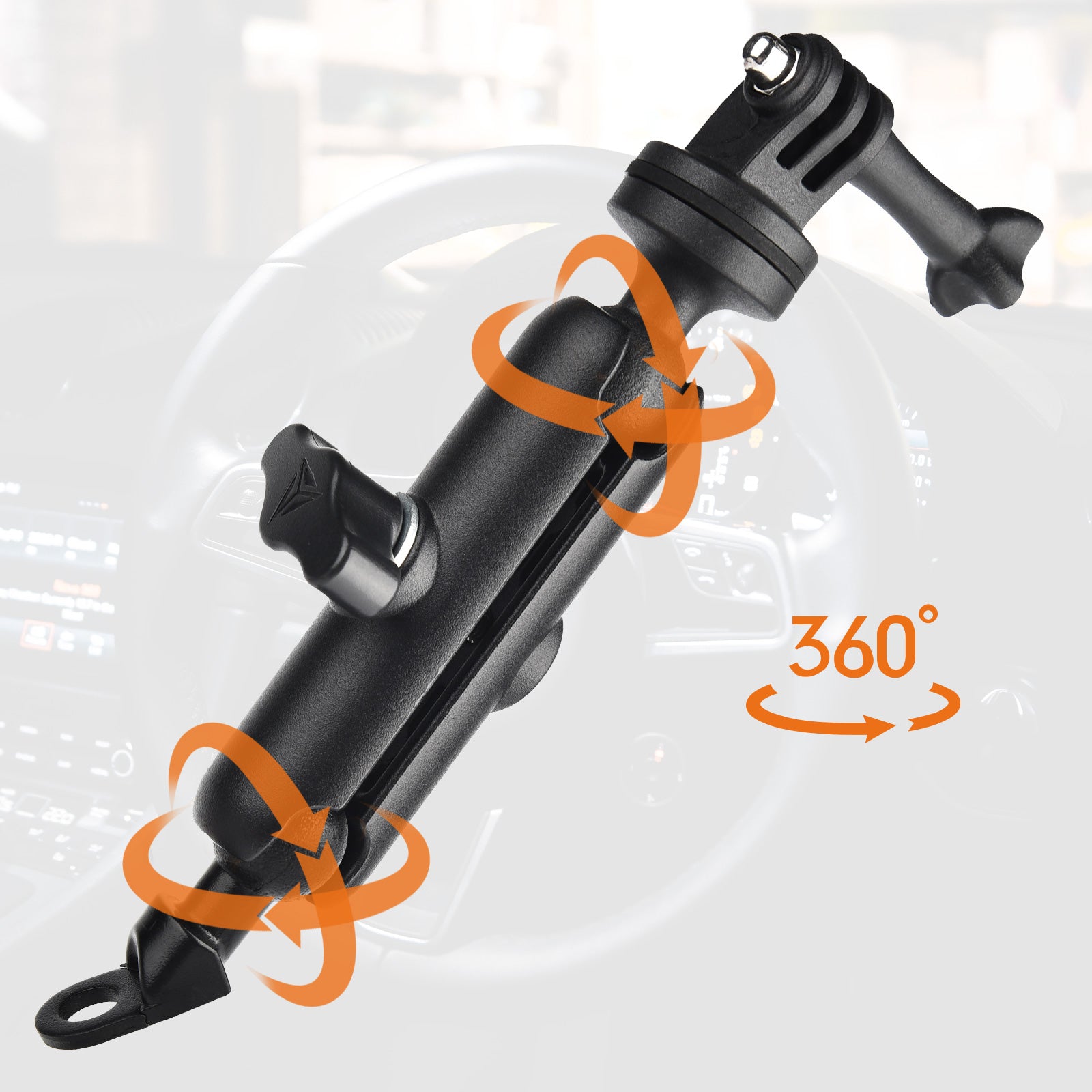 CAMOLO Kamerahalterung Motorrad Lenkerhalterung fürs Fahrrad Rückspiegel Fahrrad (Nur in Deutschland erhältlich)
