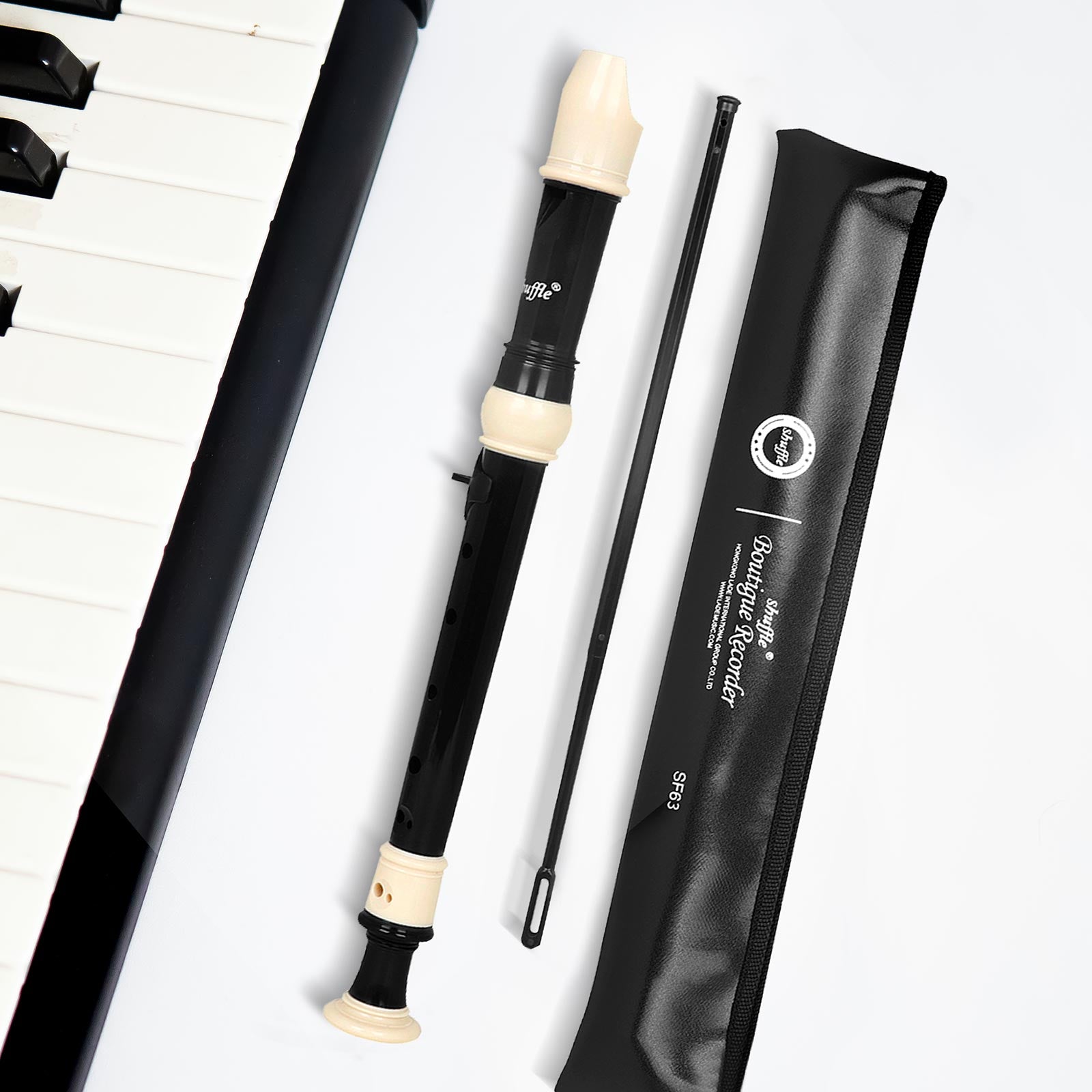 Soprano 8-hole C Key Detachable Baroque Recorder