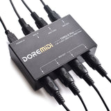 DOREMiDi MIDI THRU-6 Pro Box 1-In 6-Out Controller 6 Kanäle Spliter