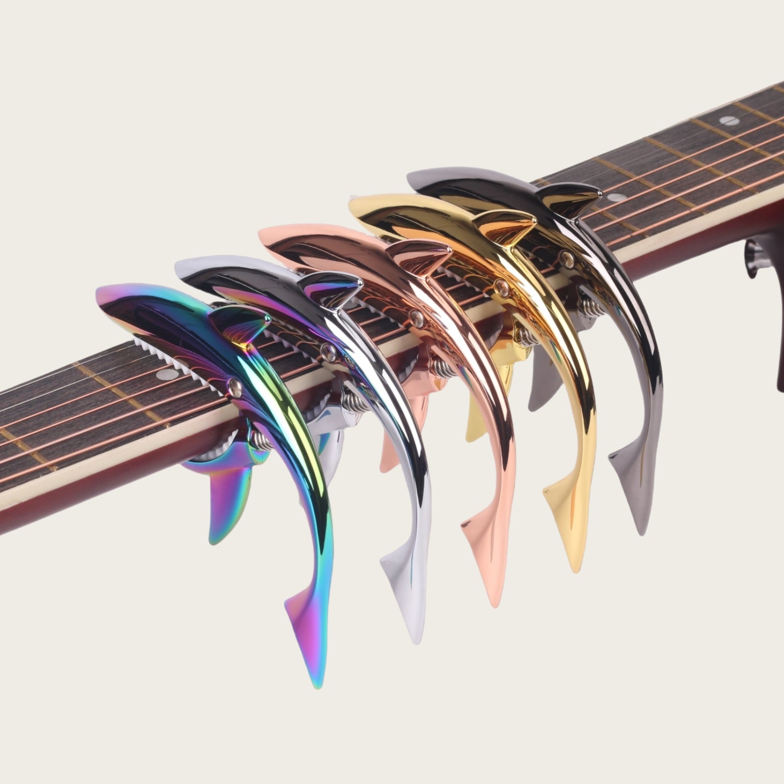 M-3 Shark Guitar Capo Zinc Alloy Practice Tools