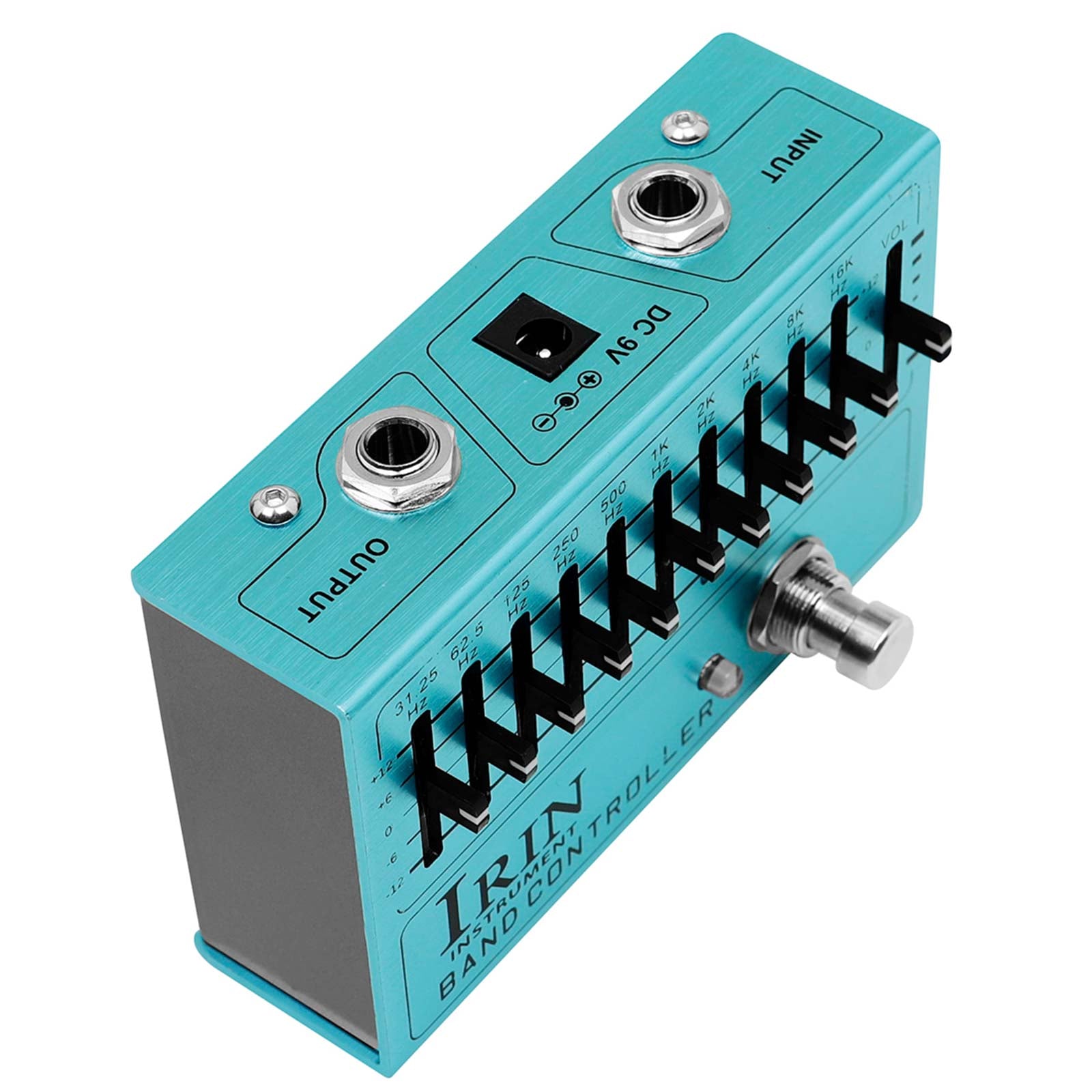 IRIN 10-Band-EQ-Effektprozessor Lautstärkeregler Mini-Gitarreneffektpedal