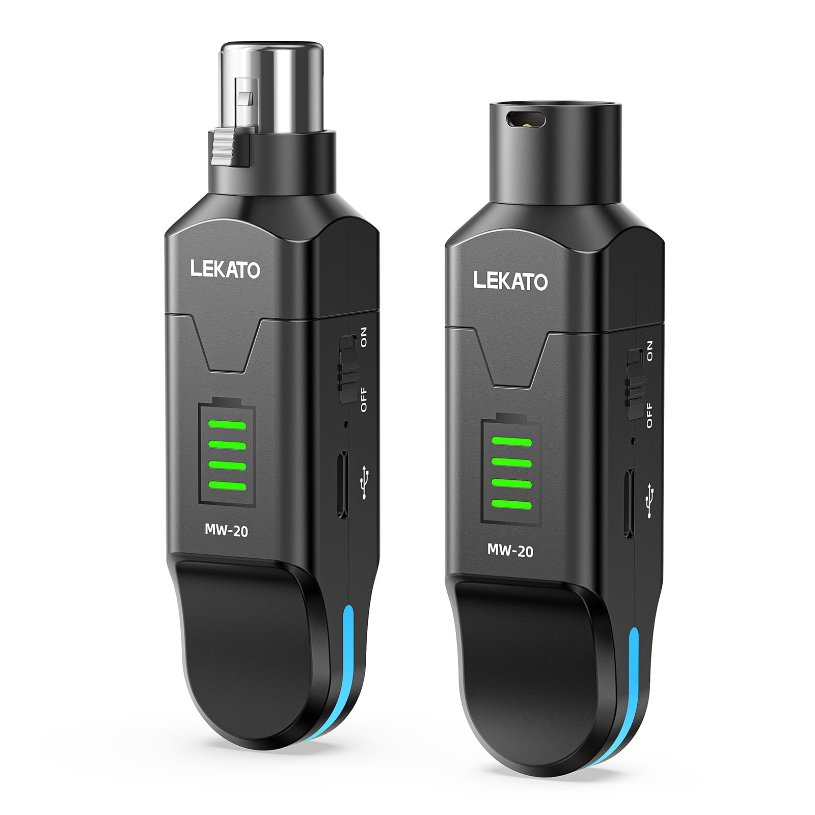LEKATO MW-20 2.4G Wireless XLR Microphone Systems