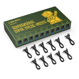 LEKATO PS-01R 10 Isolated Guitar Pedal Power Supply W/Rechargeable Battery