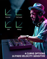 LEKATO EMP-16 MIDI-Controller-Pad Bluetooth Beat Maker Machine Drum Pad 