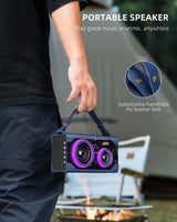 LEKATO A3 HD Stereo Sound 25W Transparenter Bluetooth-Lautsprecher 