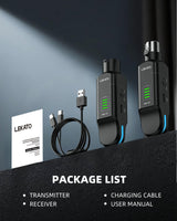 LEKATO MW-20 2.4G Wireless XLR Microphone Systems